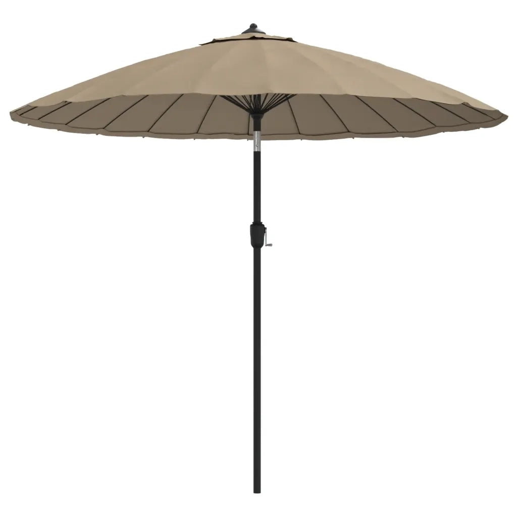 Ombrellone da Esterni-Ombrello da giardino con Palo in Alluminio 270 cm Grigio Talpa