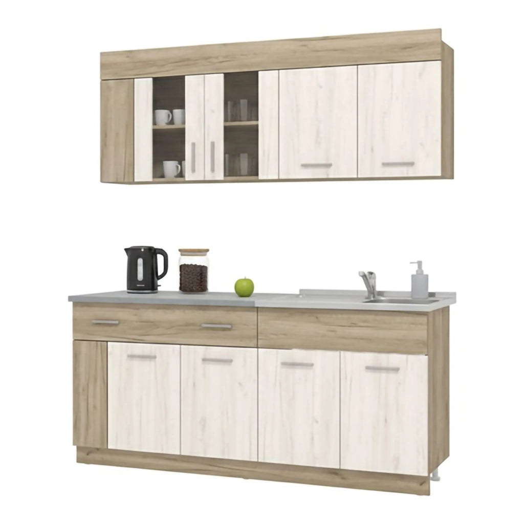Cucinino Interamna, Cucina un Cassetto, Elettrodomestici non inclusi, Beige