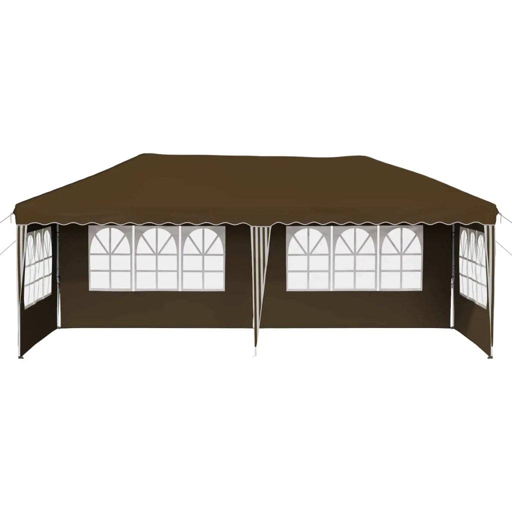 Tenda per feste a pop-up 575 x 289 x 245 cm Tortora
