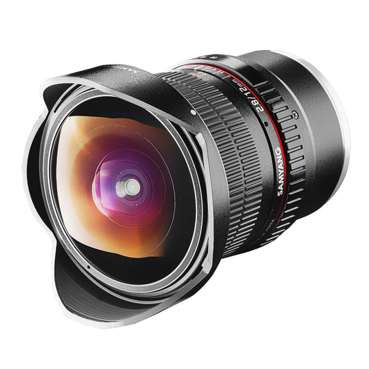 SAMYANG Obiettivo Fisheye DSLR Sony E 12 mm / F2.8 Obiettivo fotografico a fuoco manuale, super grandangolare nero