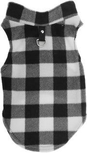 Vestito da Cane - Felpa Polare - Leggero - Macchina Lavabile - D-Ring per Comfort - Vestito da Cane