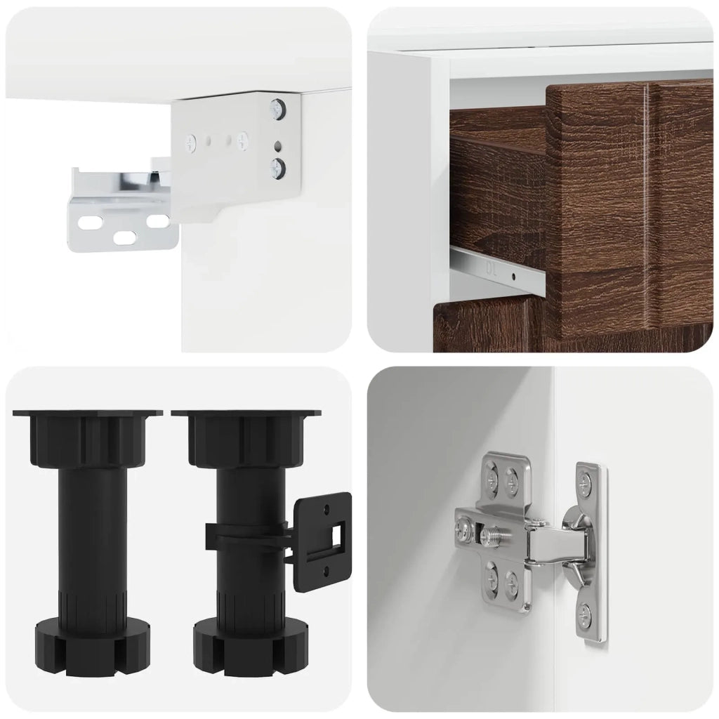 Unità Cucina LUCCA 5 pcs Rovere Marrone Legno ingegnerizzato 3438272