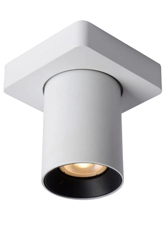 Faretto soffitto Lucide Nigel bianco GU10 5W 2200K