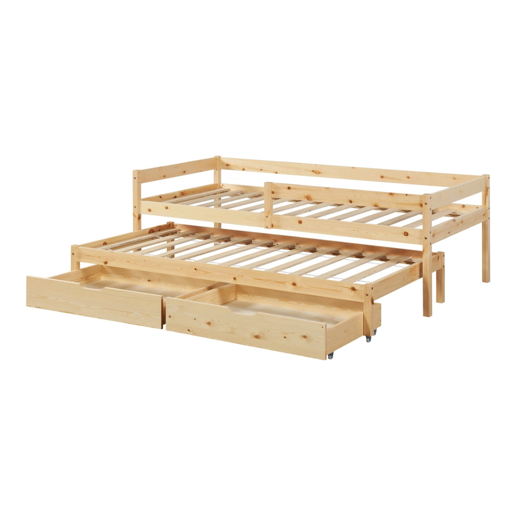 Letto per Cameretta Sonkajärvi a 2 Posti Letto - Legno Naturale [en.casa]