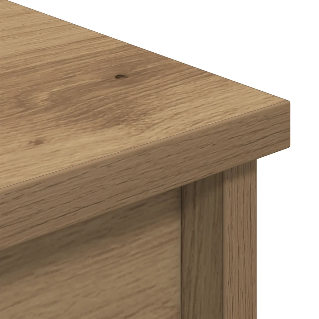 Credenza Alta Rovere Artigianale 37,5x35x180 cm in Truciolato 861678