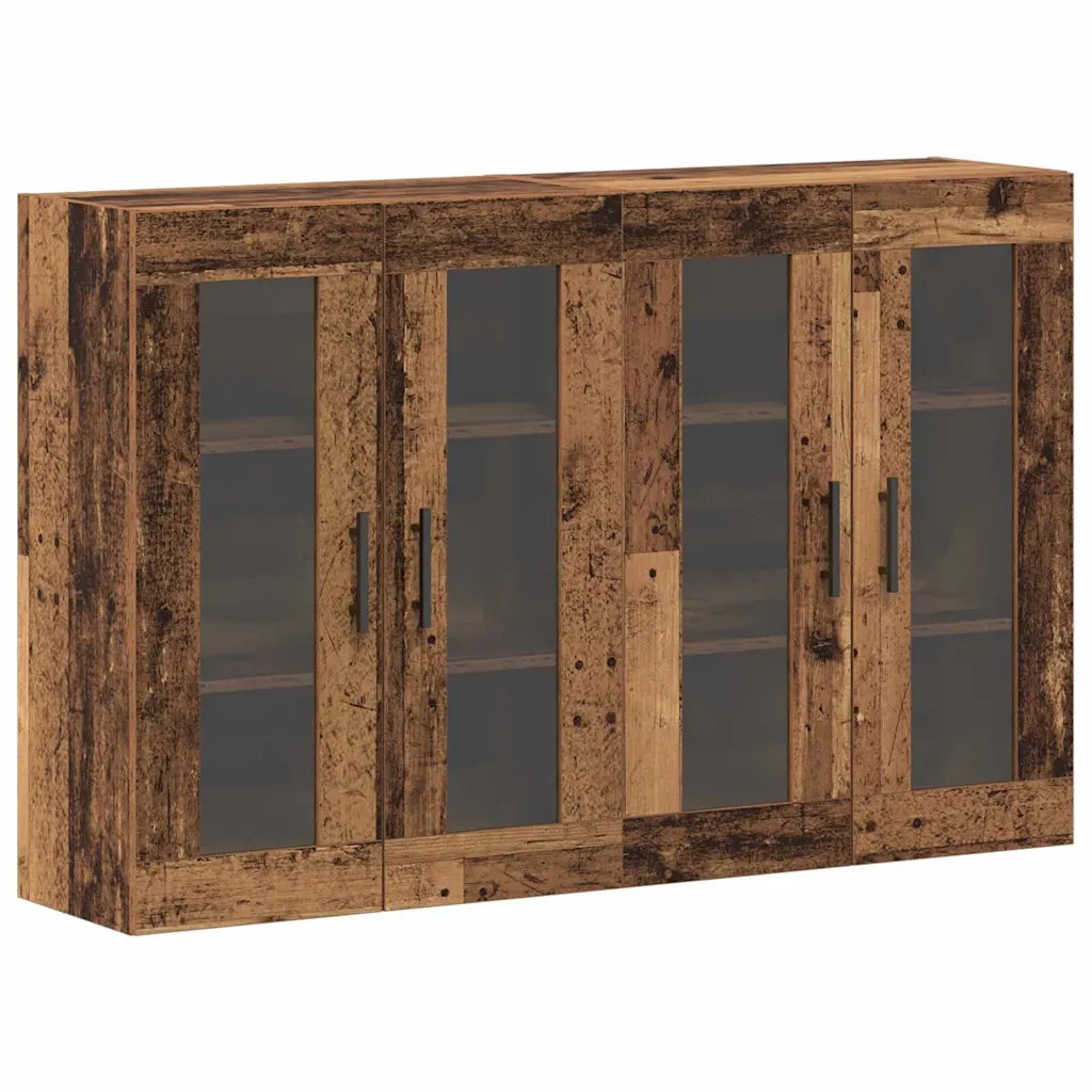 Armadi da Muro 2 pz Legno vecchio 69,5 x 34 x 90 cm CFW2021970