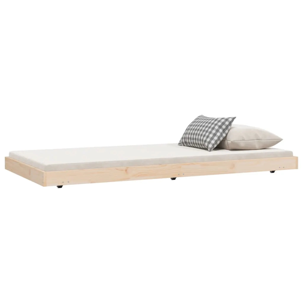 Letto senza Materasso 90x190 cm in Legno Massello di Pino 823504