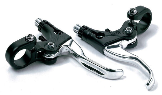 V-Brake coppia di leve freni in acciaio finitura lucida bici