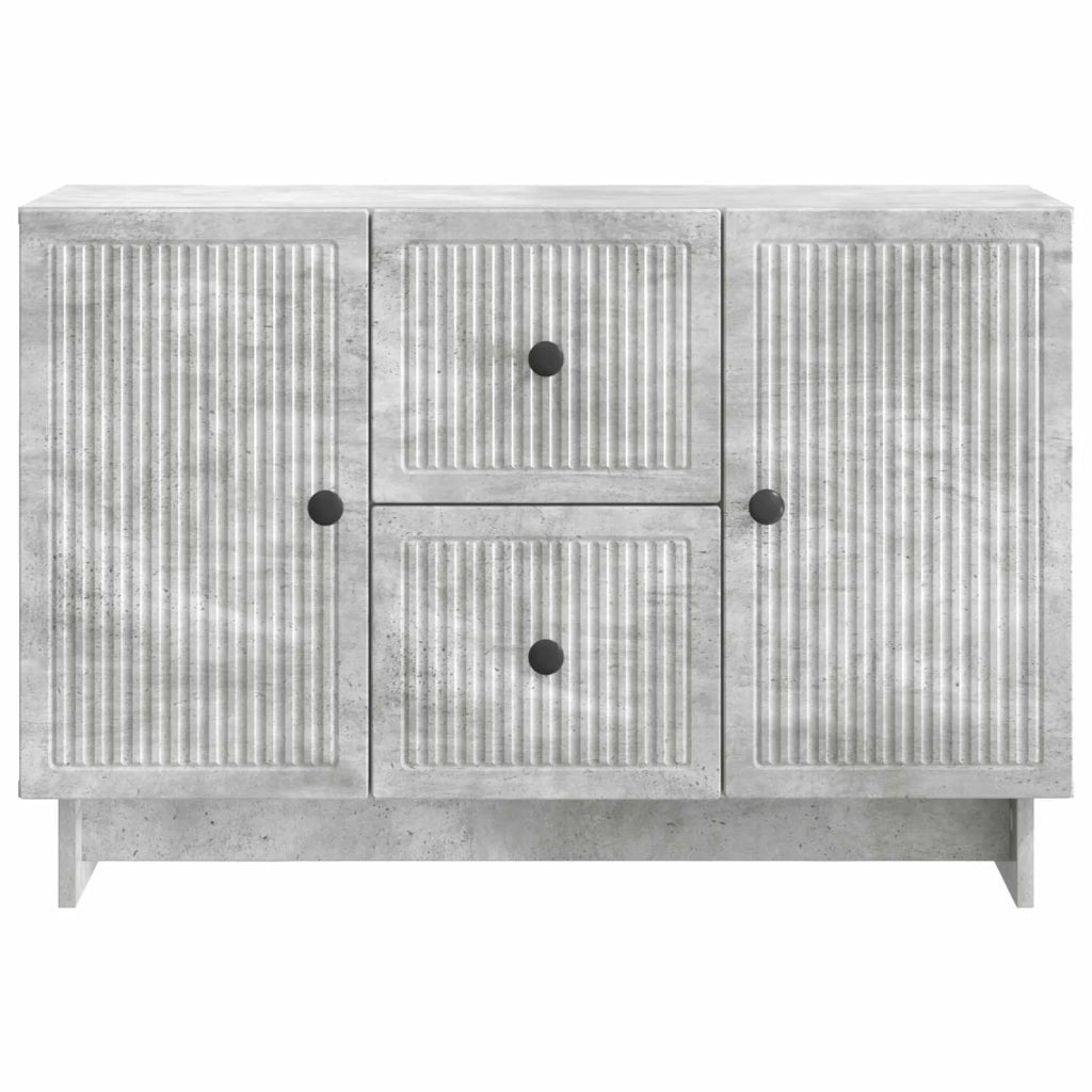 Credenza Grigio Cemento 89 x 34,5 x 60 cm Legno ingegnerizzato