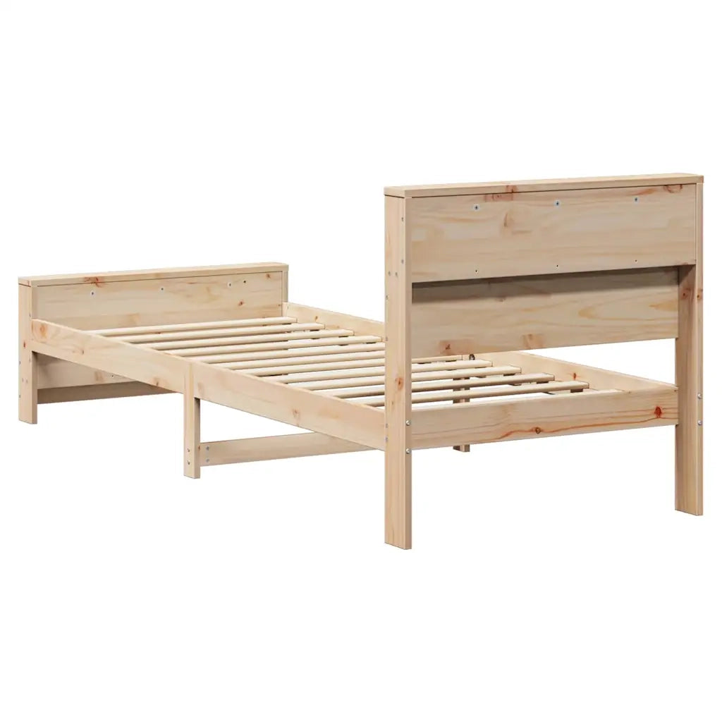 Struttura del letto Marrone 100 x 200 cm Legno multistrato