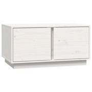 Tavolino da salotto | Tavolino da caff¨¨ | Tavolino da Soggiorno Bianco 80x50x40 cm Legno Massello di Pino