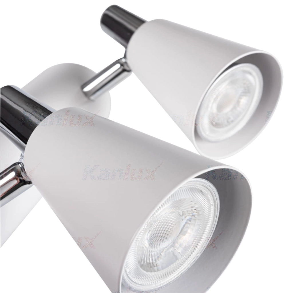 Plafoniera spot Kanlux Sempra 3xGU10 bianca metallo