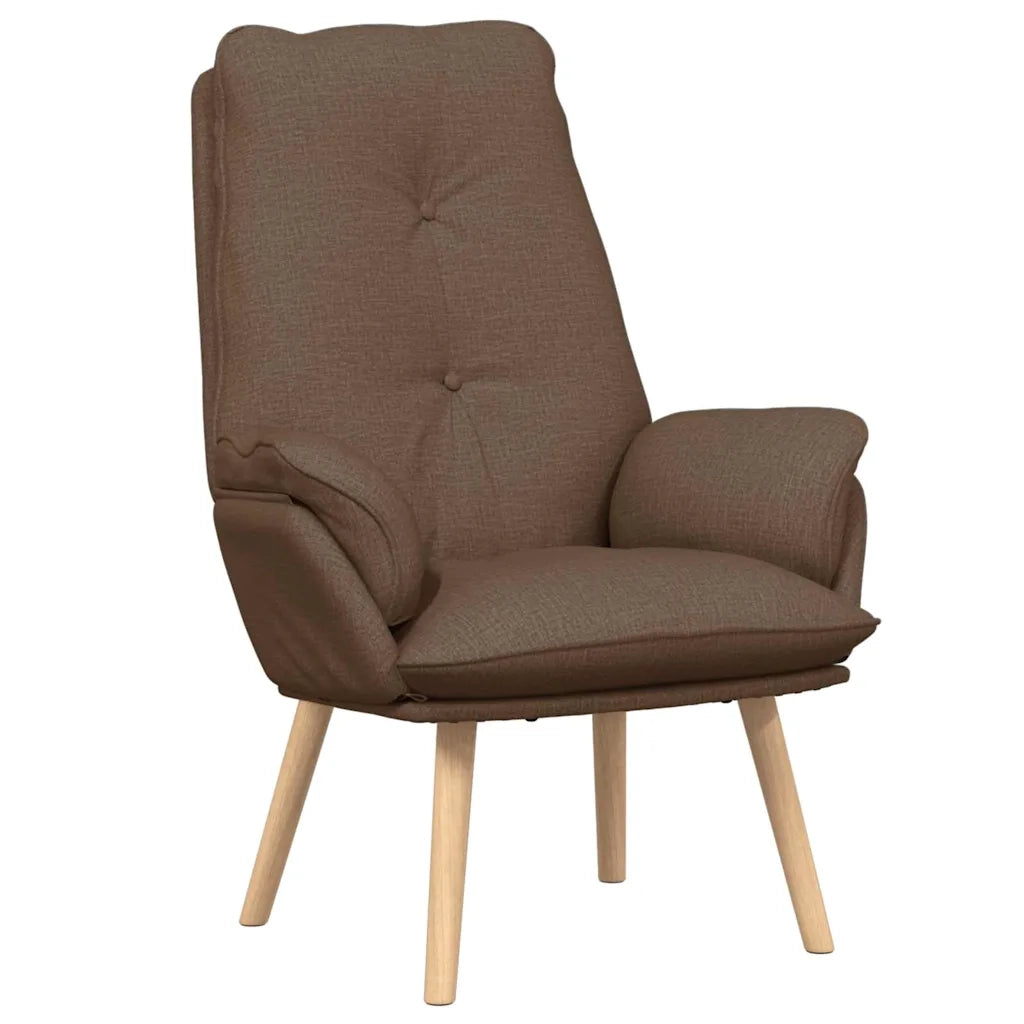 Poltrona-Divano Sedia-Poltroncina Marrone 69 x 74 x 93 cm Poliestere e compensato
