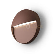 GES985- SEGNAPASSI RUGGINE A LED 4000K 160LM 3W IP65 D.11CM TONDO