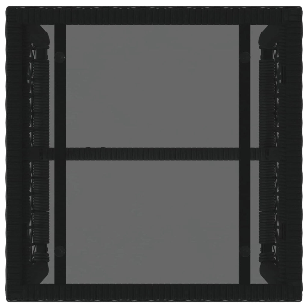 Set di Mobili da Esterno con cuscino 3 pcs Nero e Turchese 42025177