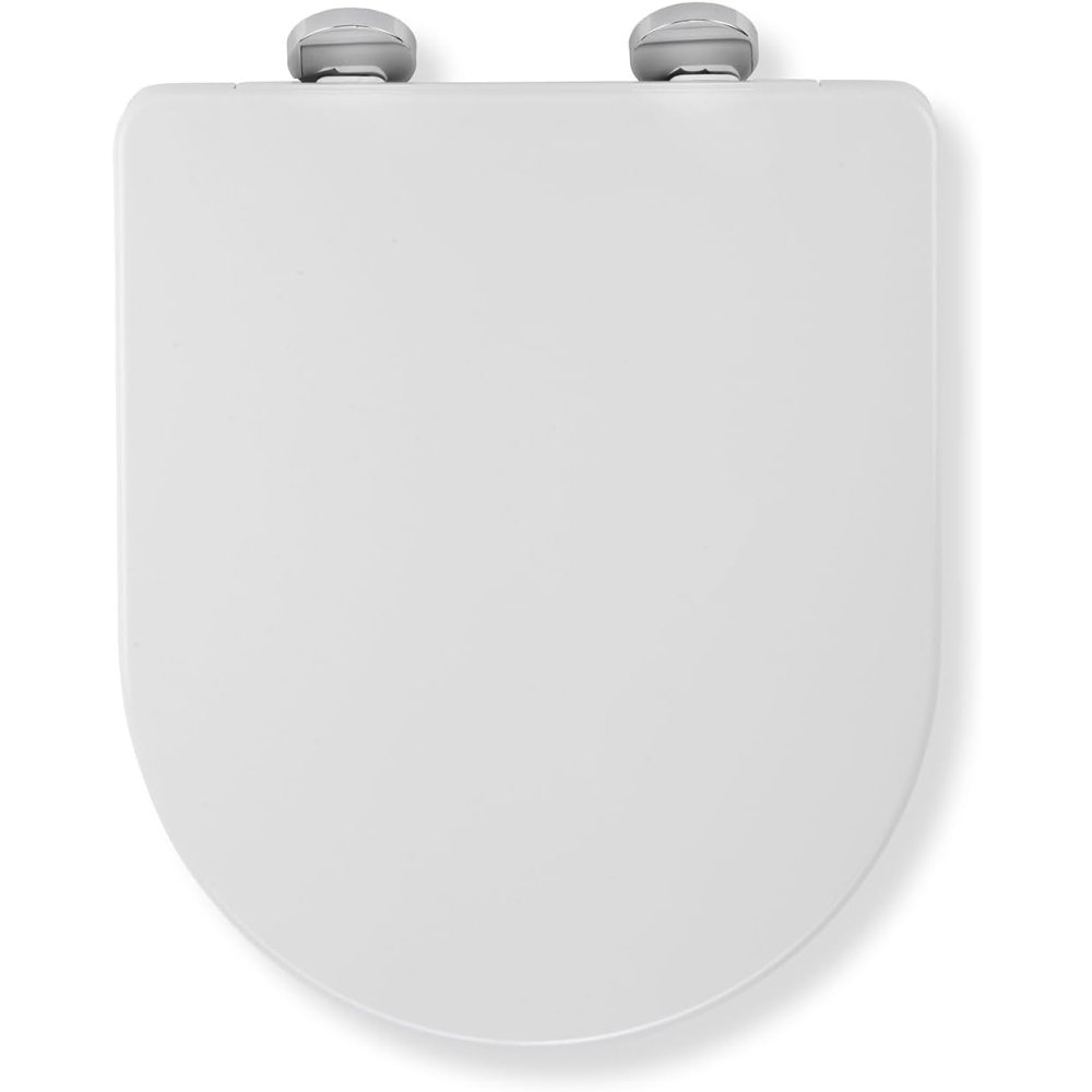 Croydex sedile wc antibatterico flexi-fix eyre a forma di d alwa