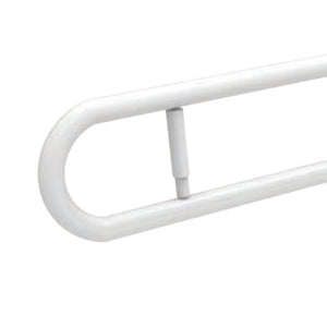 Maniglione barra ribaltabile cm 83 con porta rotolo bianca