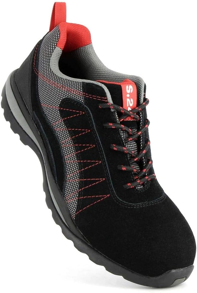 S24 - Scarpe di Sicurezza Uomo Zephir, Nero - Misura 45