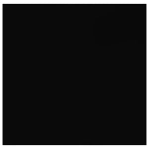 Scaffale a Parete Nero Lucido 23x23,5x3,8 cm in MDF 323760