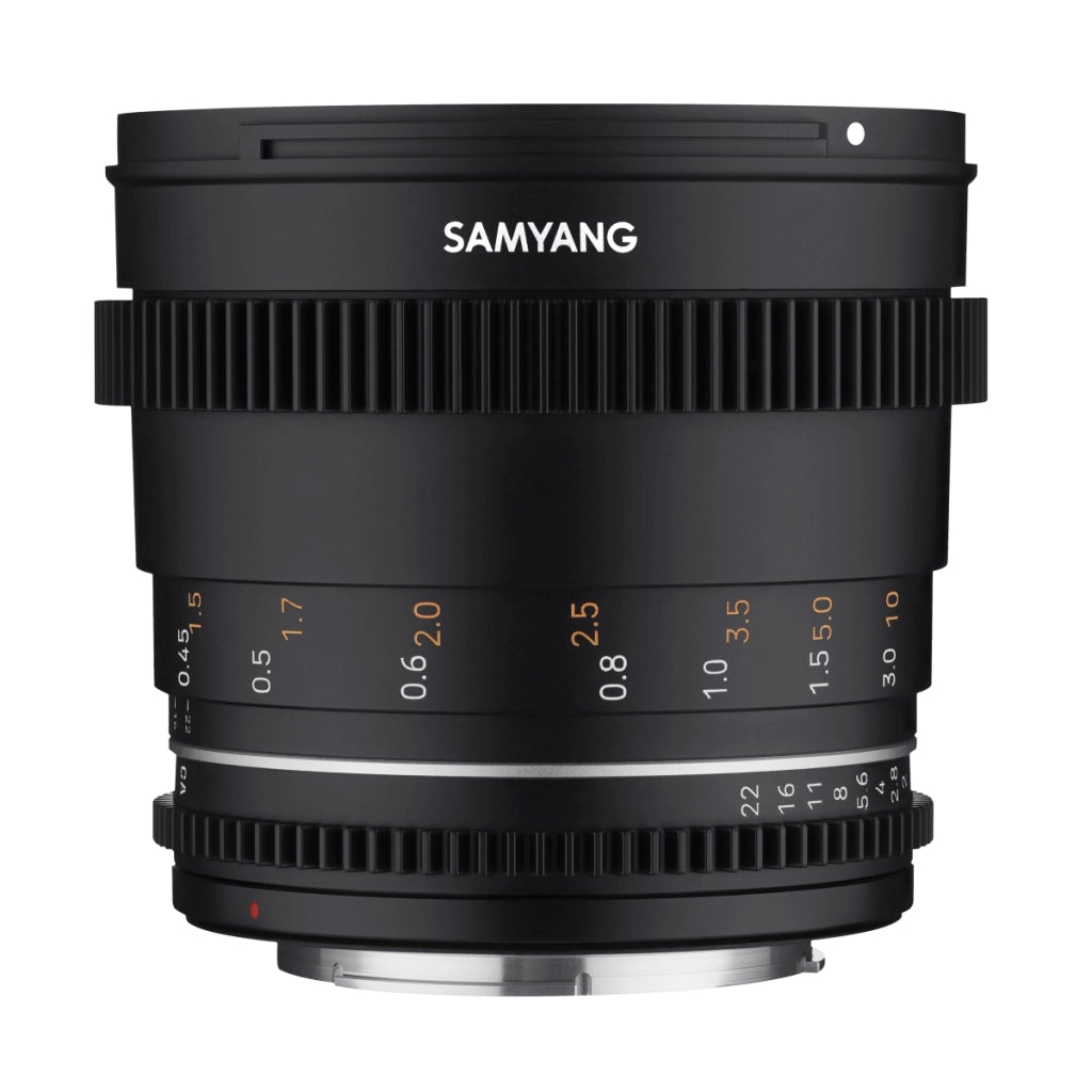 Obiettivo fotografico per video MF 50mm T1,5 VDSLR MK2 – luminoso T1,5 per MFT Mount, Follow Focus, full-frame e APS-C, risoluzione 8K