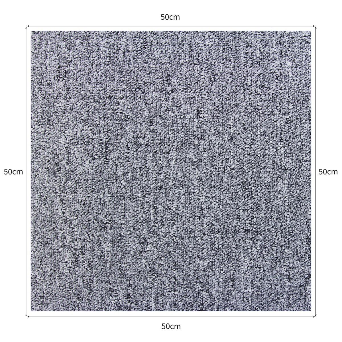 Moquette a Quadrotte 50x50 in Pacchi da 20 Pezzi Copre 5mq Autoposanti