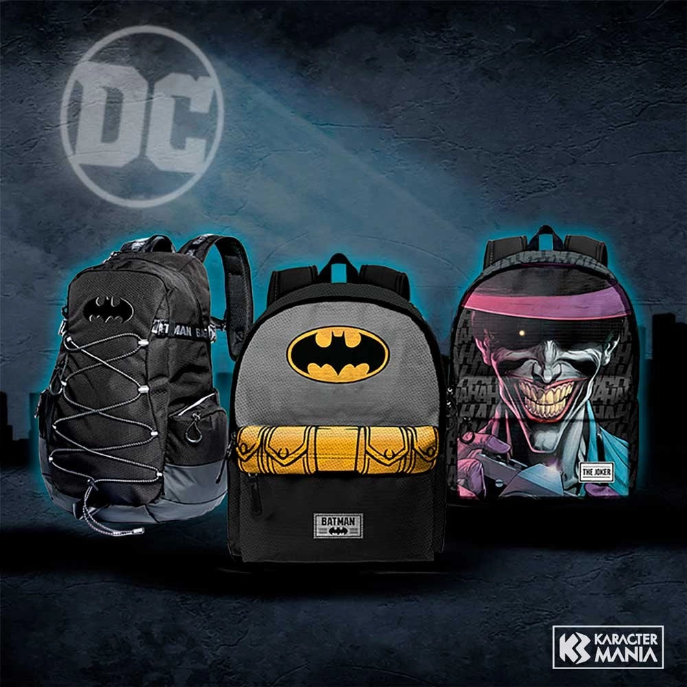 ZAINO  JOKER TEMPO LIBERO SCUOLA  NERO ECO 2.0 JOKER CRAZY - ZENCOCCO