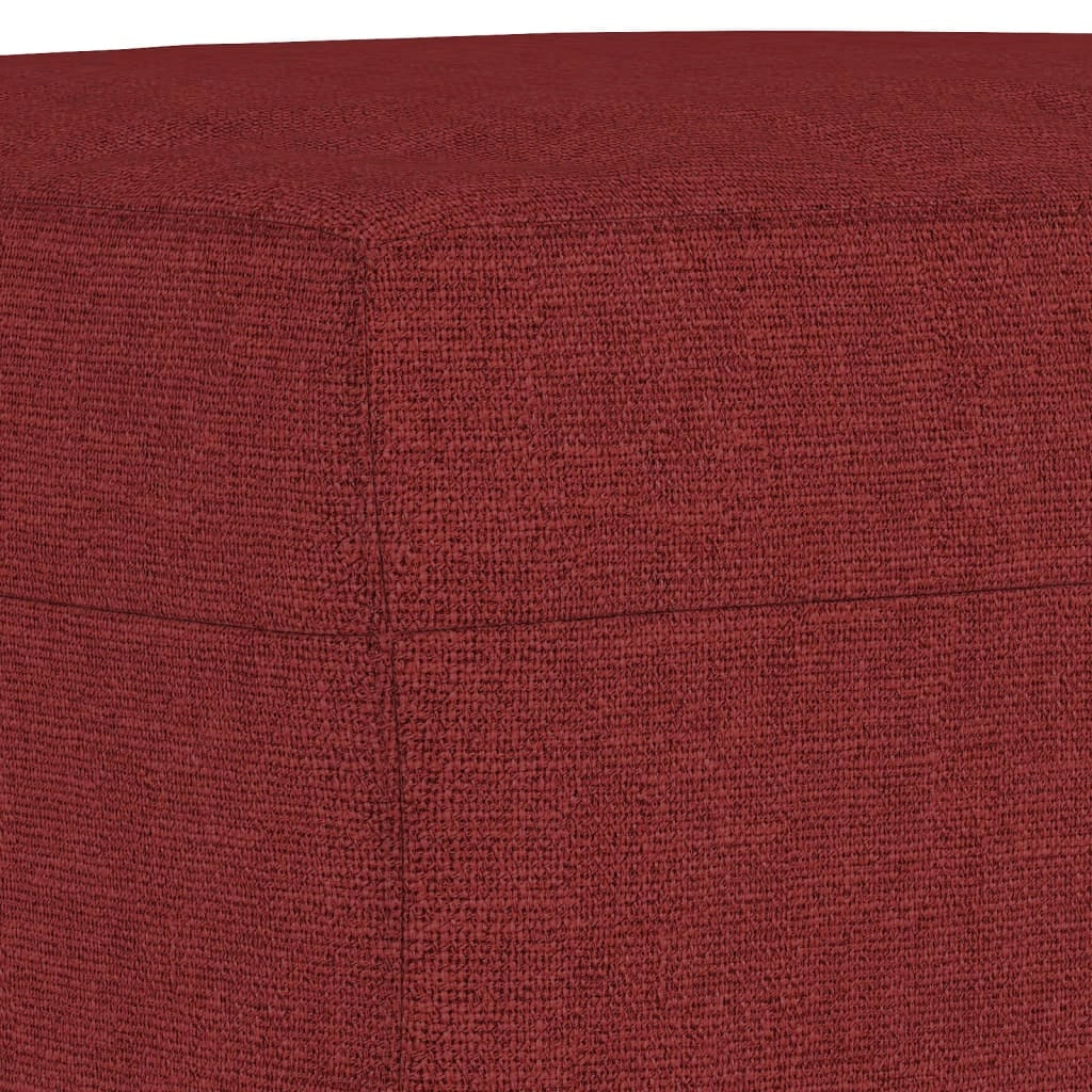 Panca/divano rosso bordeaux x 100 x 35 x 41 cm tessuto 02_0010523
