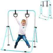 Barra orizzontale regolabile per bambini con anelli ¨C zephmum ¨C ciano