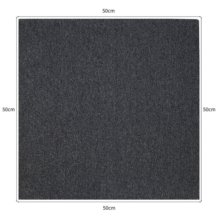Moquette a Quadrotte 50x50 in Pacchi da 20 Pezzi Copre 5mq Autoposanti