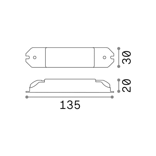 Driver Dimmerabile Dali Lika Metallo 12W 700Ma