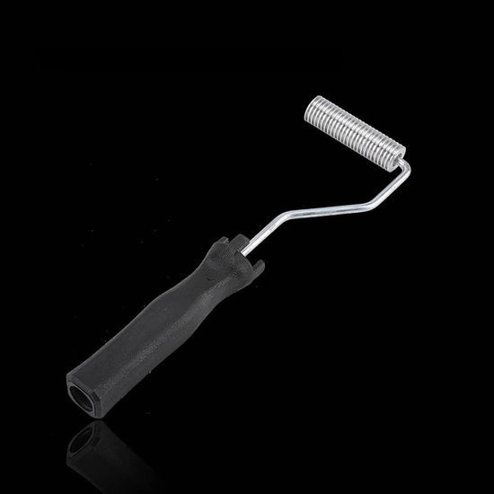 Rotolatore a Stantuffo per Vernici - Lega di Alluminio - Manopola Ergonomica - Diametro 21 x 75mm - Adatto per Lavori con Resina - Ideale per