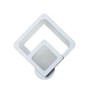 Trade Shop - Applique Led A Rombo 12 W Parete Lumetto Abat Jour Luce 6500k 3000k 4000k E82-b -