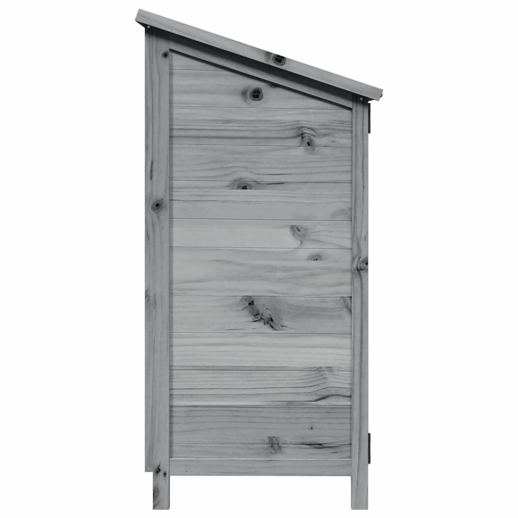 Capanno da Giardino Grigio 59,5 x 56 x 113,5 cm 42033470