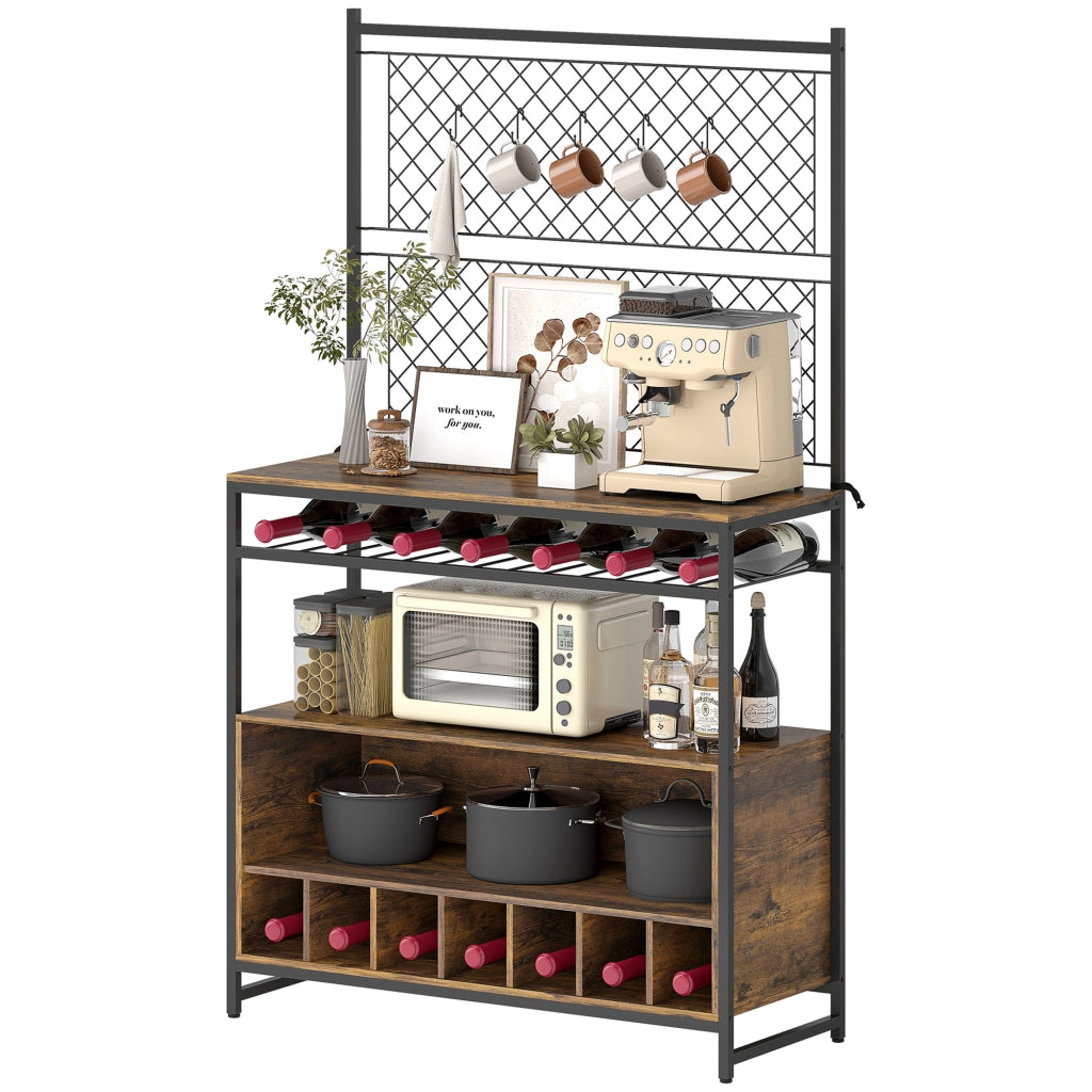 Tavolo da cucina ¨C zephmum ¨C metallo, marrone