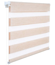Tenda a rullo Zebra Roller Day and Night a doppio strato 45x150 cm Naturale 19_0000922