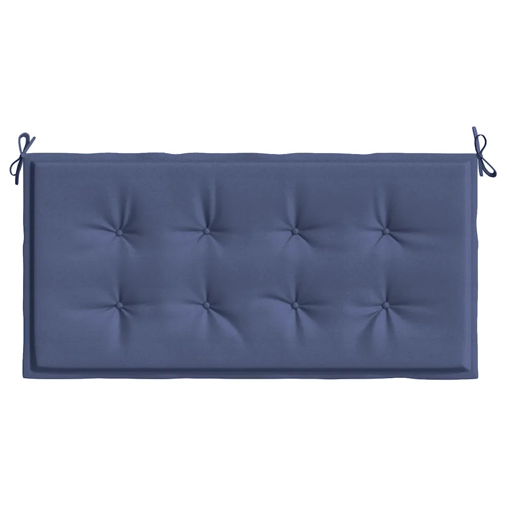 Cuscino Panca da Giardino Blu Marino 100x50x4 cm Tessuto Oxford