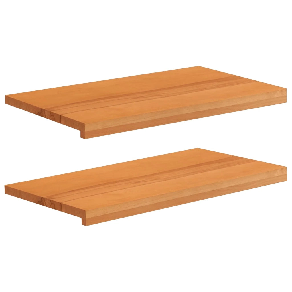 Soglie per finestre 2 pz Marrone Chiaro 80x 40 x 2 cm 42048200