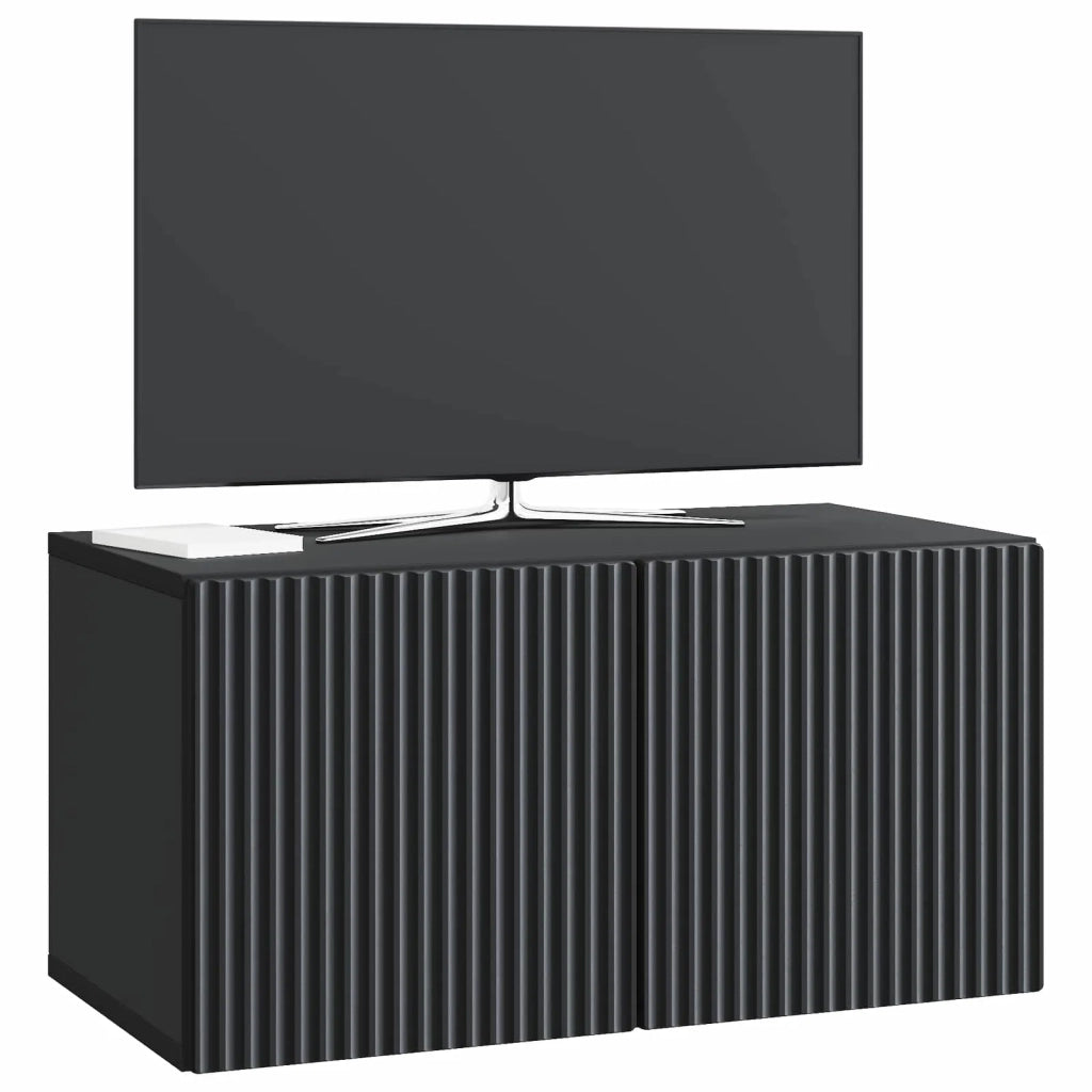 Mobile Porta TV da Muro Nero 59,5 x 31 x 30 cm 898536