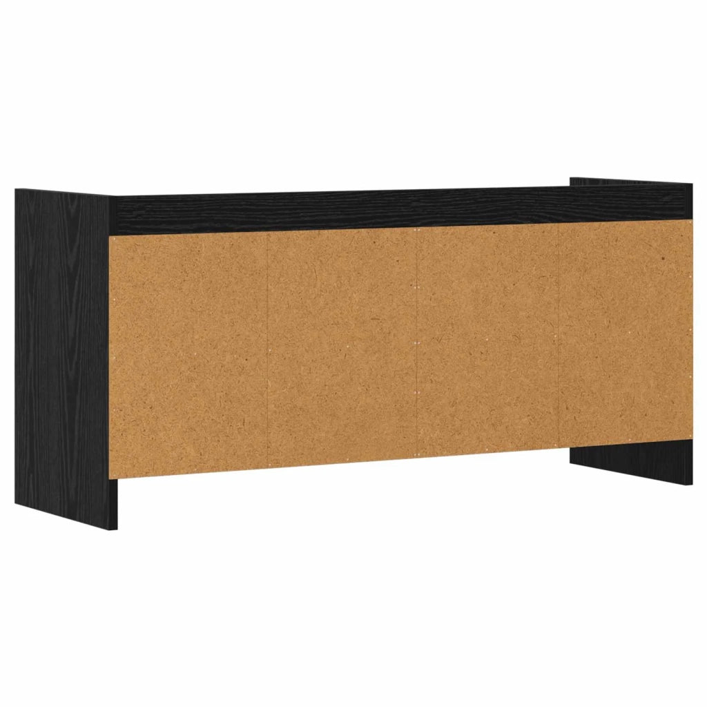 Mobile TV 100 x 33 x 47 cm Rovere Nero Legno ingegnerizzato 8011156