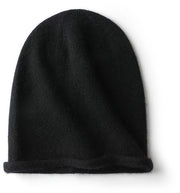 Muta per donne in lana nera, cappello caldo in lana per donne, cappello di lana soffice e respirante per donne, cappello di lana spesso per donne