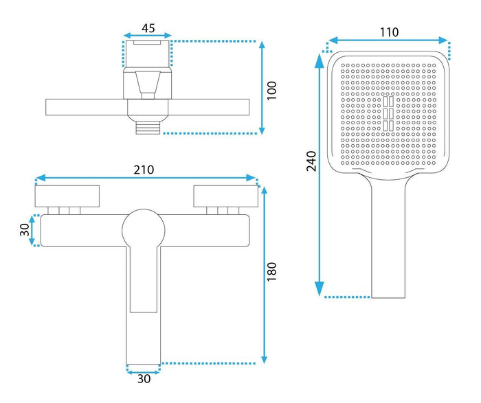 Rubinetto Da Vasca Rea Argus Titan