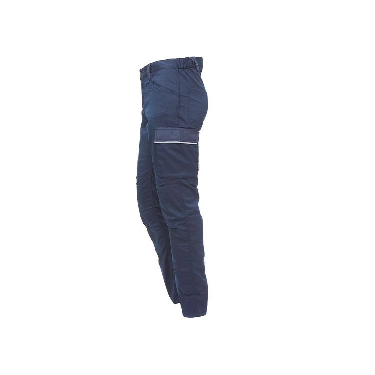 PANTALONE CARGO CRAZY IN TC STRETCH SLIM FIT  tg.L  westlake blue    UPOWER