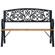 Panchina da Giardino 120 cm in Legno 47940