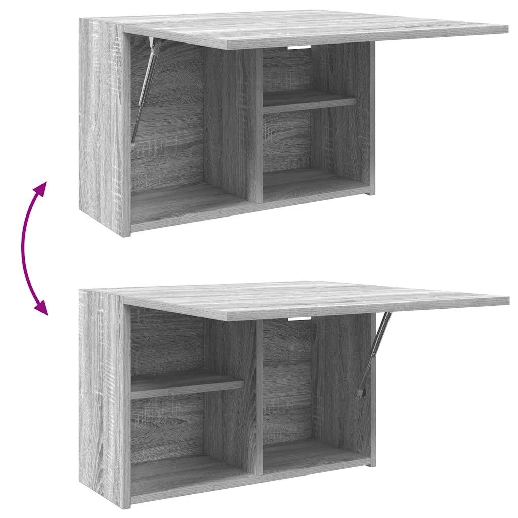 Mobile da Bagno | Armadio da bagno Grigio Sonoma 60x25x40 cm in Legno Multistrato