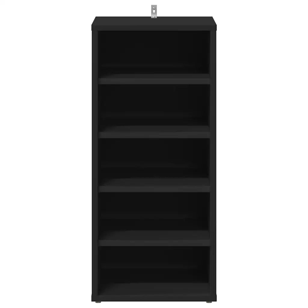 Scarpiera Nera 31,5x35x70 cm in Truciolato cod mxl 46690