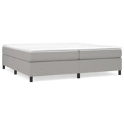 Letto matrimoniale | Letto per adulti | Struttura Letto a Rete a Molle Grigio Chiaro 200x200 cm Tessuto