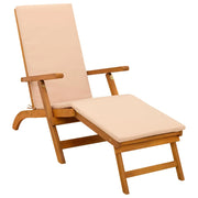 Lettino Prendisole | Sdraio da giardino | Lettino da sole reclinabile e pieghevole 55 x 146 x 91 cm