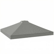 Copertura per gazebo 3x3 m ¨C zephmum ¨C grigio chiaro UV50+ impermeabile