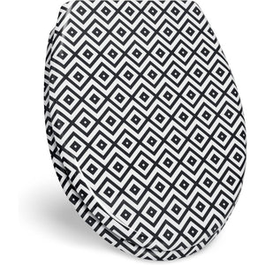 Sedile per wc fantasia e chiusura ammortizzata - modellomosaico