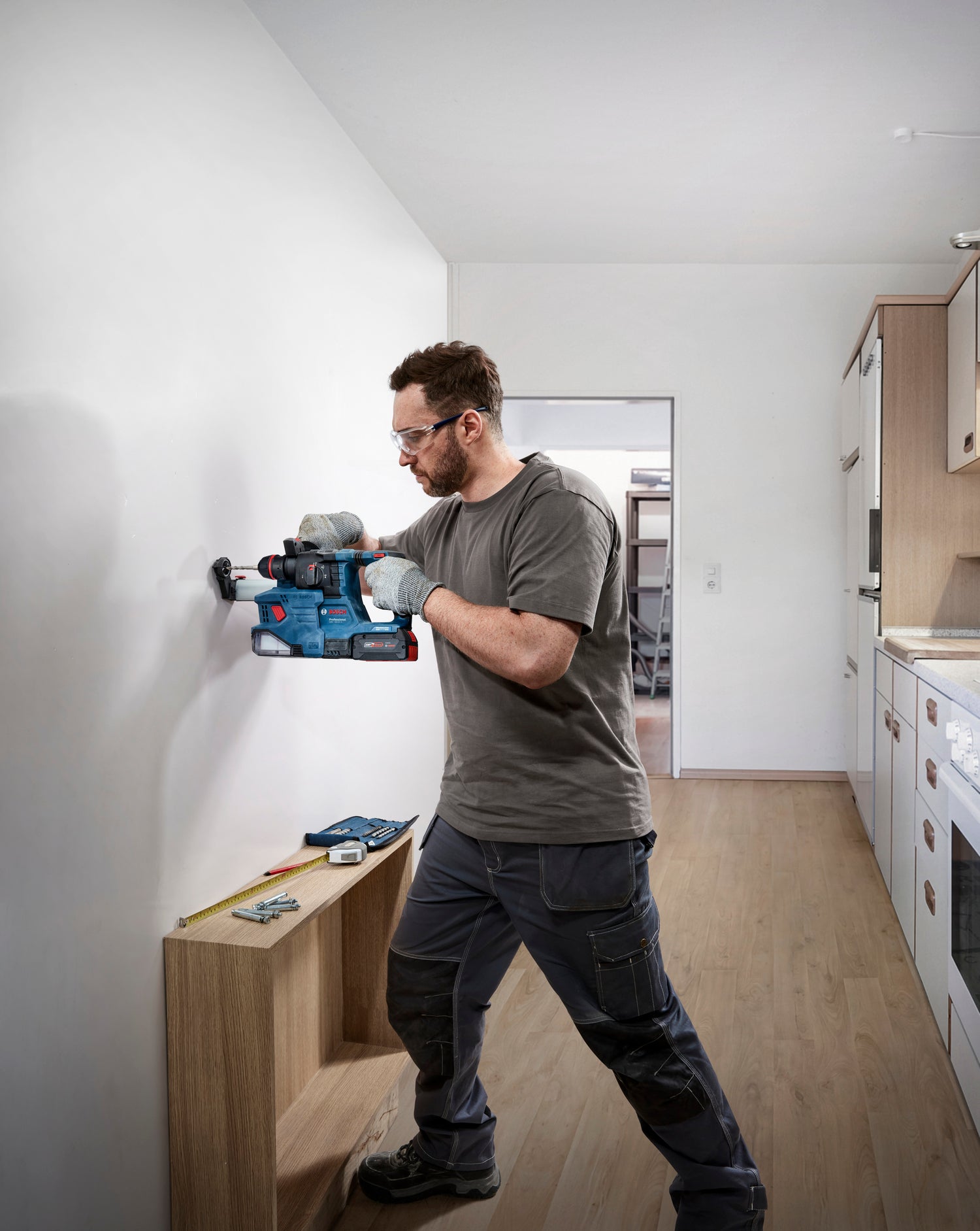 Bosch GBH 18V‑22 X Professional Tassellatore Cordless 18 V con ONECHUCK SDS‑plus